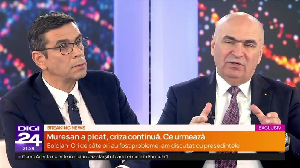 Premierul Ilie Bolojan, președintele PNL, în direct la Digi24